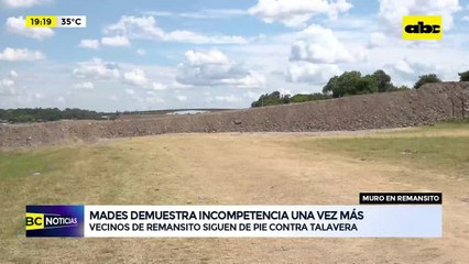 Muro en Remansito: Mades demuestra incompetencia una vez más