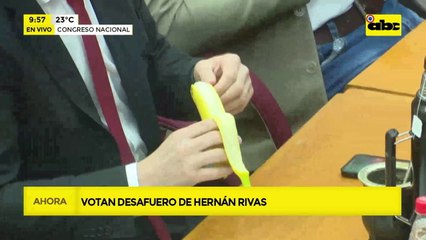 Video: Con 37 votos a favor, Hernán Rivas fue desaforado