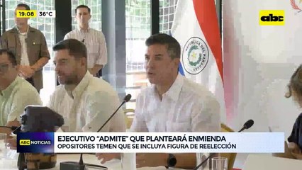 Video: Poder Ejecutivo ‘’admite’' que planteará enmienda