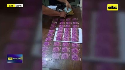 Video: Fue detenido con 65 tarjetas de débito
