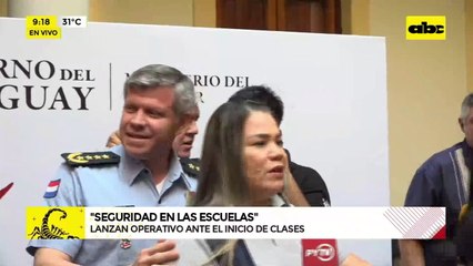 Video:  Lanzan operativo antes del inicio de clases