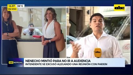 ¿“Nenecho” mintió para ausentarse a audiencia con Celeste Amarilla?