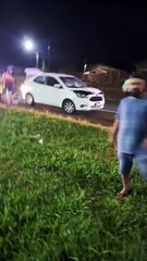 Pedestre é atropelado por dois veículos no perímetro urbano da BR-277 em Medianeira