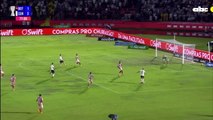 La asistencia de Matías Rojas en la goleada del Corinthians