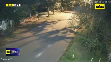 Video: Motociclista cayó de un puente y murió