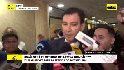 Caso Kattya González: Presidente del Congreso se llama a silencio