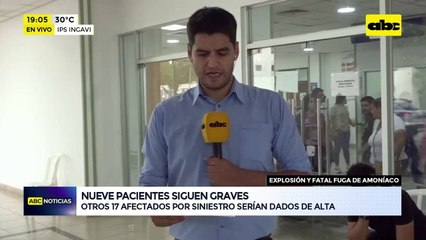 Fuga de amoníaco en Ochsi: nueve pacientes siguen graves