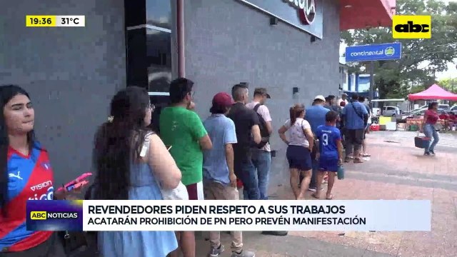 Video: respuesta de revendedores tras prohibición de vender entradas para el superclásico en el Defensores