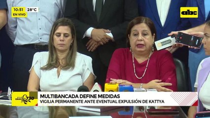 Caso Kattya González: diputados y senadores de oposición conforman bloque