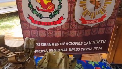 Incautan Armas En Canindeyú