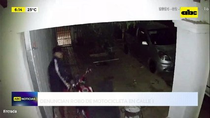 Video: Denuncian robo de motocicleta en Calleí