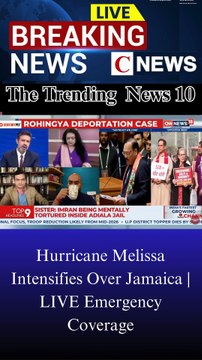 Hurricane Melissa Intensifies Over Jamaica | LIVE Emergency Coverage