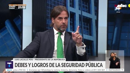 Luis Lacalle Pou: "Los peces gordos (de la droga) estarán en Paraguay"