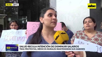 Video: Tras protestas, Salud recula intención de disminuir salarios para pasantía en zonas rurales