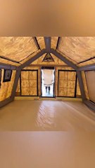 Snow Camping With Inflatable Tent In May  P1 #bushcrafting  #build  #camp #camping  #survival  #shel [7276530351890238766]