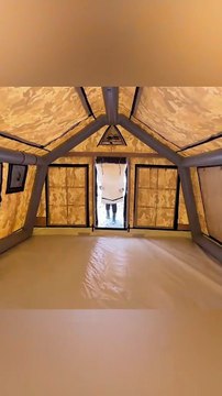 Snow Camping With Inflatable Tent In May P1 #bushcrafting #build #camp #camping #survival #shel [7276530351890238766]