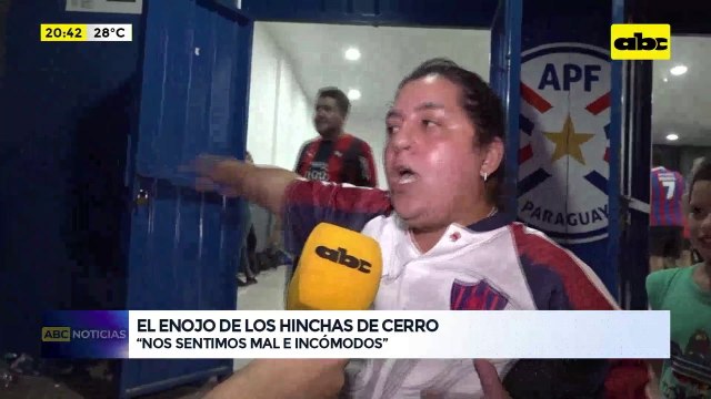 Video: el enojo de los hinchas de Cerro Porteño tras el empate con Sol de América