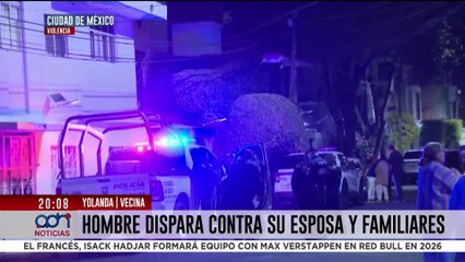 Hombre dispara contra su esposa por celos en la alcaldía Coyoacán