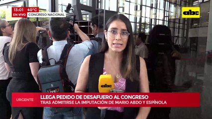 Video: llegó el pedido de desafuero de Mario Abdo y Mauricio Espínola al Congreso