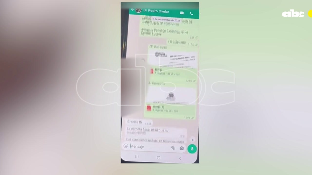 Videos de los chats filtrados entre el fiscal C...