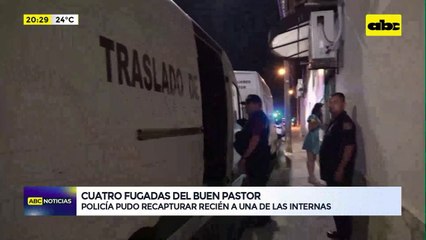 Video: cuatro internas se fugaron del Buen Pastor y hasta ahora la Policía pudo recapturar recién a una