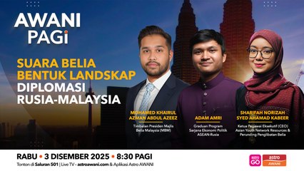 AWANI Pagi: Suara belia bentuk landskap diplomasi Rusia-Malaysia
