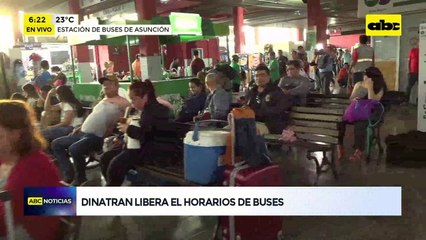 Video: Dinatran libera horario de buses desde el mediodía