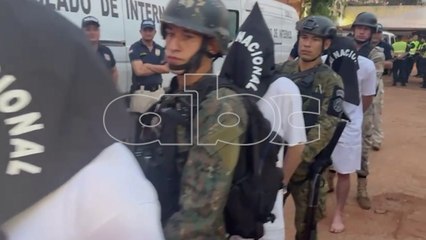 Primeras imágenes de los reos extraídos en la operación Purgatio