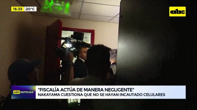 Video: el senador Nakayama cuestiona que la Fiscalía no haya incautados celulares de Cantero y Grisetti