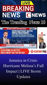 Jamaica in Crisis: Hurricane Melissa’s Full Impact | LIVE Storm Updates
