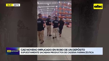 Video: Cae noveno implicado en robo de un depósito