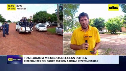 Video: trasladan a miembros del Clan Rotela otras penitenciarías del país