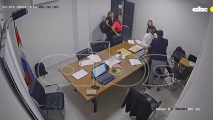 Agresión de Bogarín Alfonso a funcionario