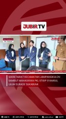 Sekretariat Kecamatan Jampangkulon Sambut Mahasiswa PKL STISIP Syamsul Ulum Surade Sukabumi