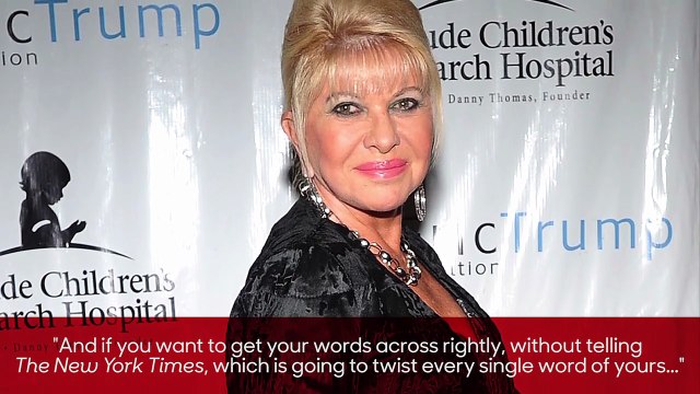 Ivana Trump Claims She's The Reason Trump Tweets | THR News