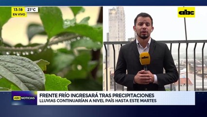 Video: lluvias continuarían hasta el martes y el frente frío ingresará tras las precipitaciones