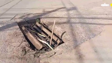 Calles intransitables en Luque