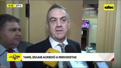Nueva agresión de Yamil Esgaib a periodistas