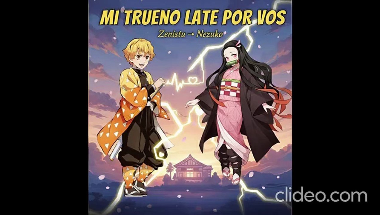 Kimetsu no yaiba Zenitsu le canta a Nezuko Mi Trueno Late Por Vos