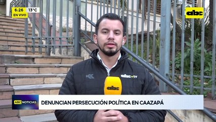 Video: Denuncia persecución política en Caazapá