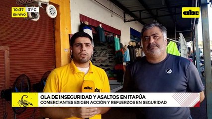 Inseguridad en Itapúa: comerciantes encarnacenos reclaman acciones