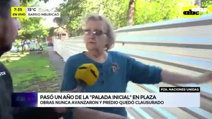 Extranjera se quejó que plaza Naciones Unidas está fea porque siguen con obras de "revitalización"