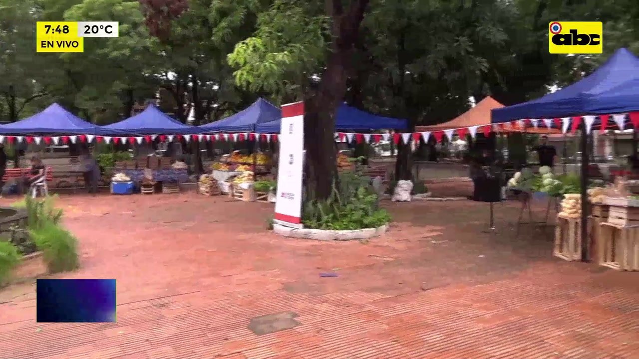 Plaza Carmen de Lara Castro: Comerciantes ofertan productos frescos