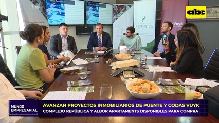 Video: avanzan proyectos inmobiliarios de Puente y Codas Vuyk