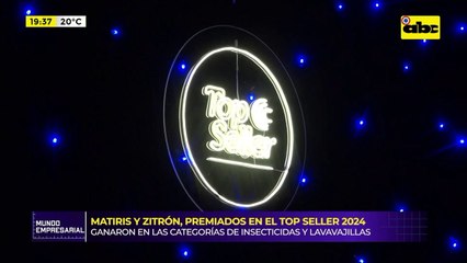 Video: Matiris y Zitrón, premiados en el Top Seller 2024