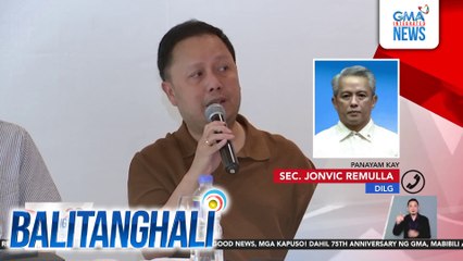 Panayam kay Sec. Jonvic Remulla, DILG | Balitanghali