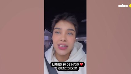 Aye Alfonso de presenta el lunes 20 en Factor X