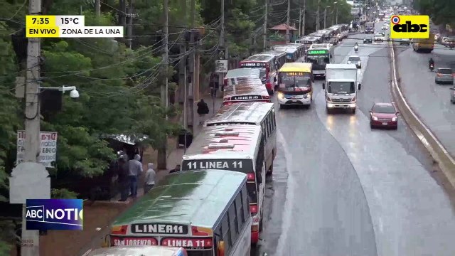 Líneas internas despliegan sus buses y piden garantías para operar durante paro