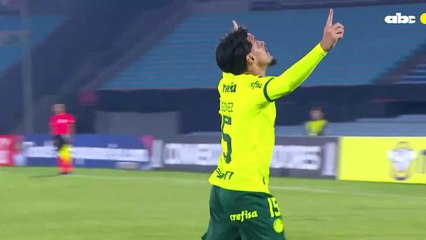 El tanto de Gustavo Gómez en la goleada del Palmeiras