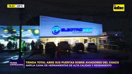 Video: Tienda Total abre sus puertas sobre Aviadores del Chaco